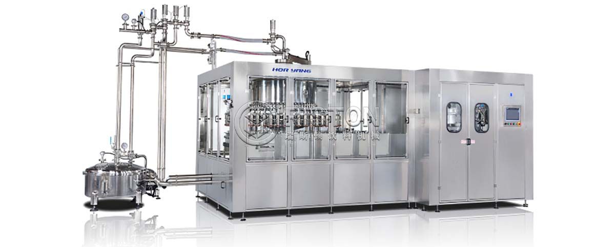 Glass Bottle Juice With Pulp Hot Filling Line