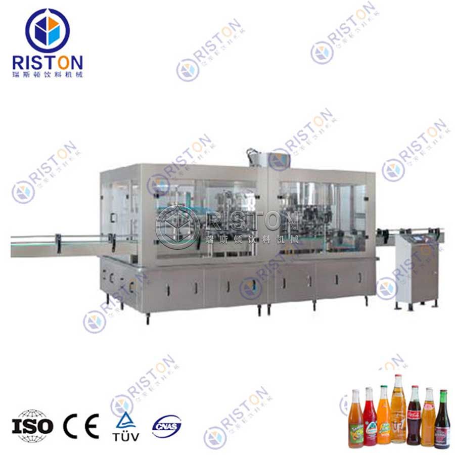 Carbonated Beverage Glass Bottle Filling Machine