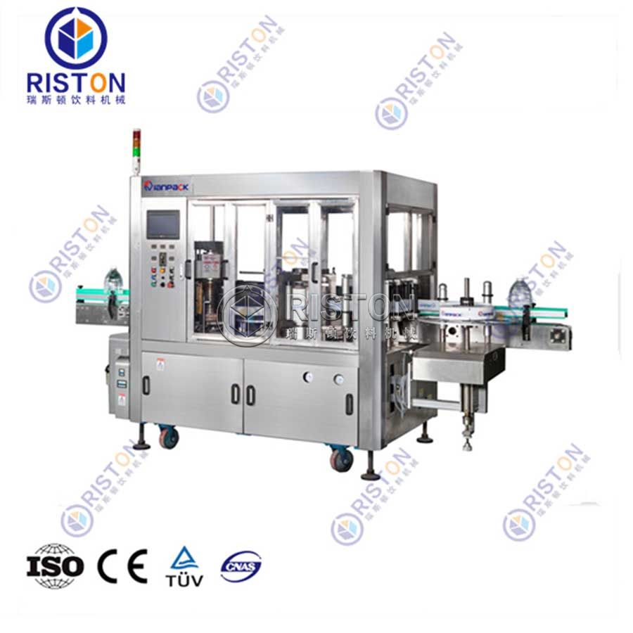 Hot Melt Adhensive Labeling Machine for Square Bottles