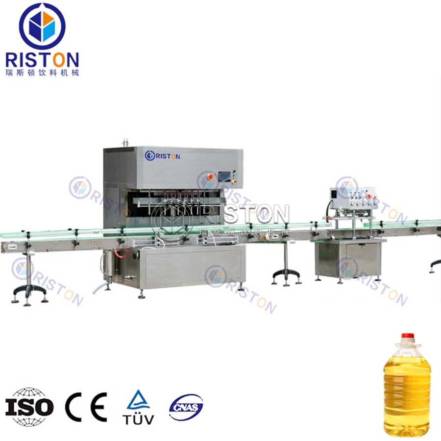 Automatic Linear Type Edible Oil Filling Machine
