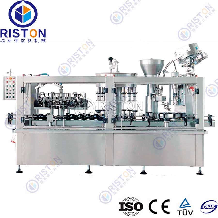 Glass Bottle Beverage Filling Production Line For Sale