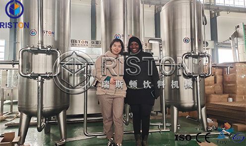 Welcome Uganda customer to visit the factory